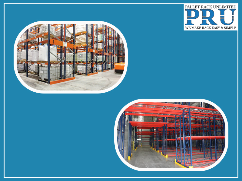 blue-and-red-colored-empty-racks-and-orange-and-blue-colored-racks-with-storage-boxes-stored-of-similar-layout