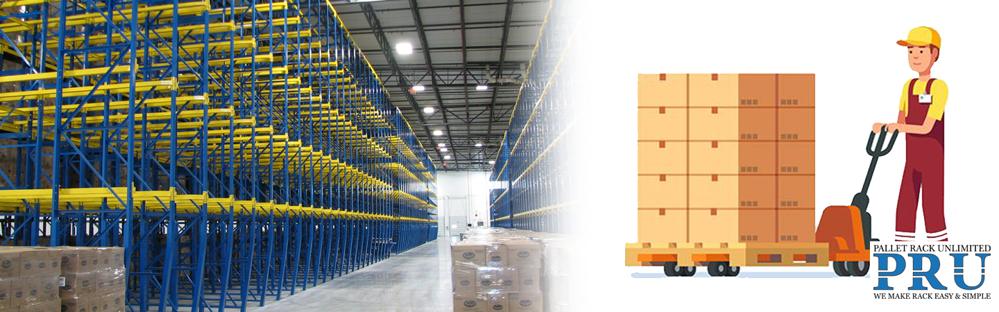 illustration-of-a-expert-moving-brown-boxes-and-blue-and-yellow-colored-racks-with-brown-boxes