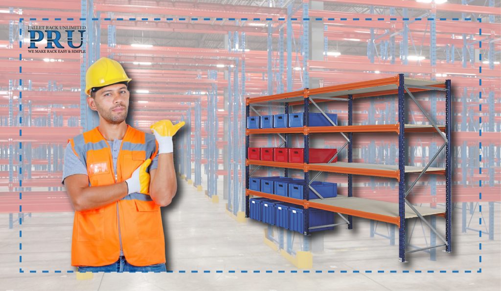 How to design pallet rack layout around warehouse columns?